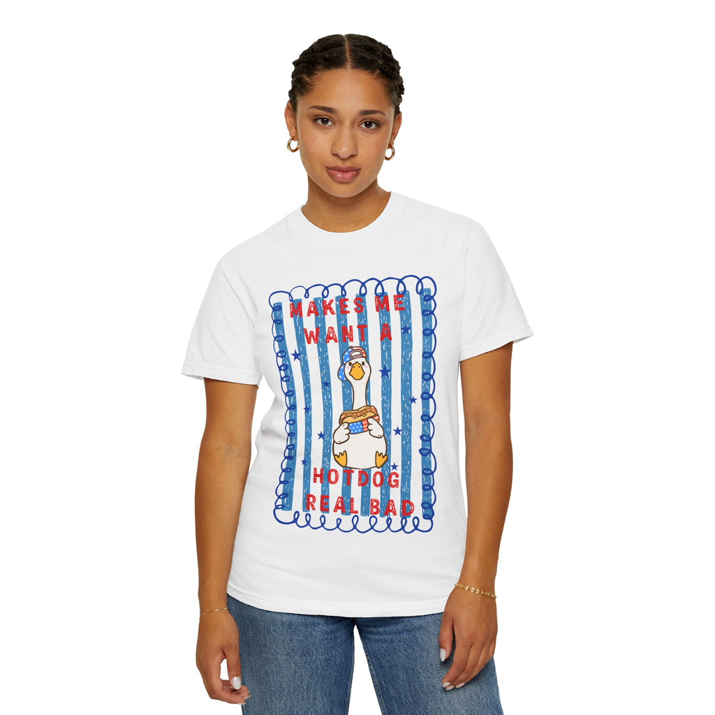"Makes Me Want A Hot Dog Real Bad" CC Graphic