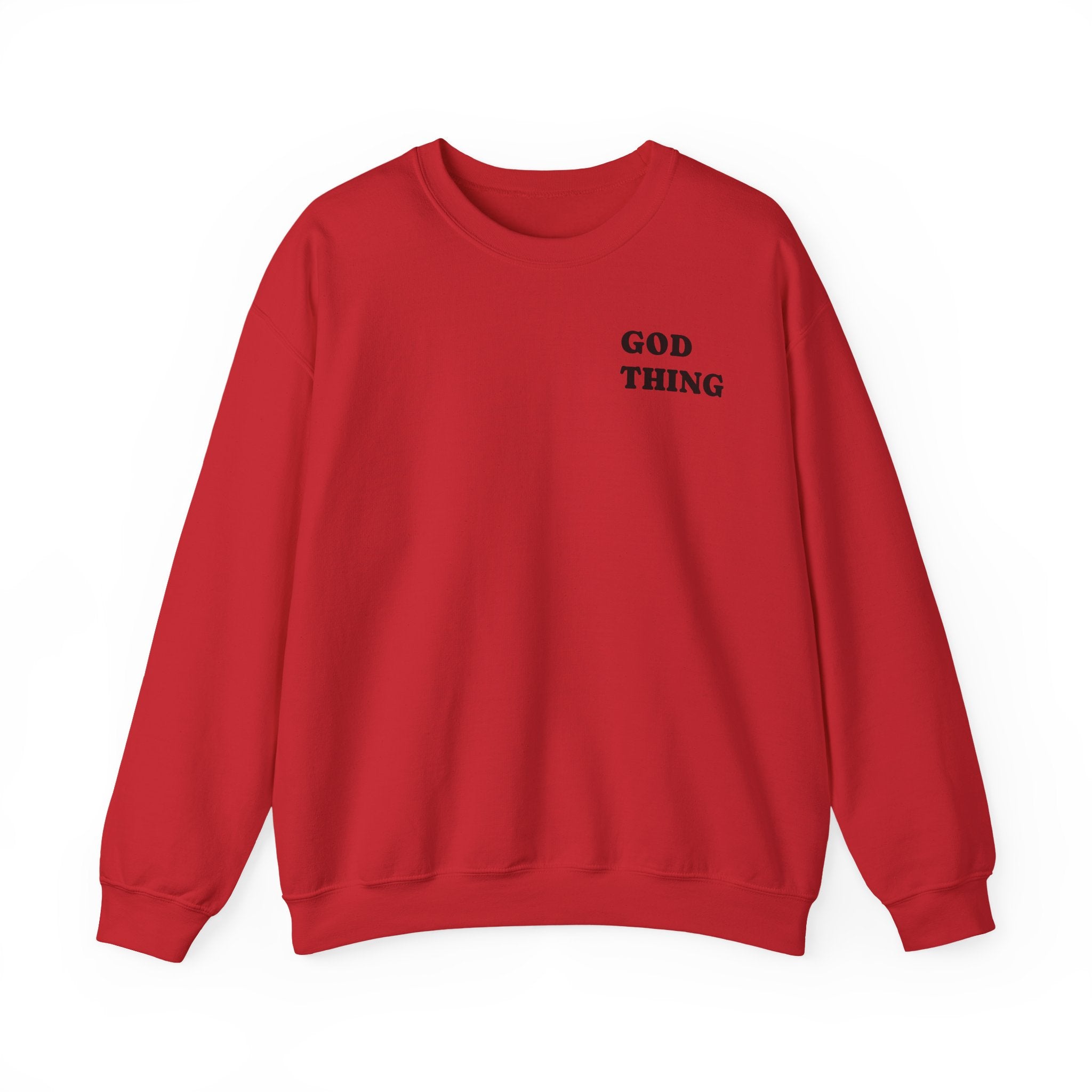 Crewneck Sweatshirt — "God Thing" 8-Ball Graphic Pullover