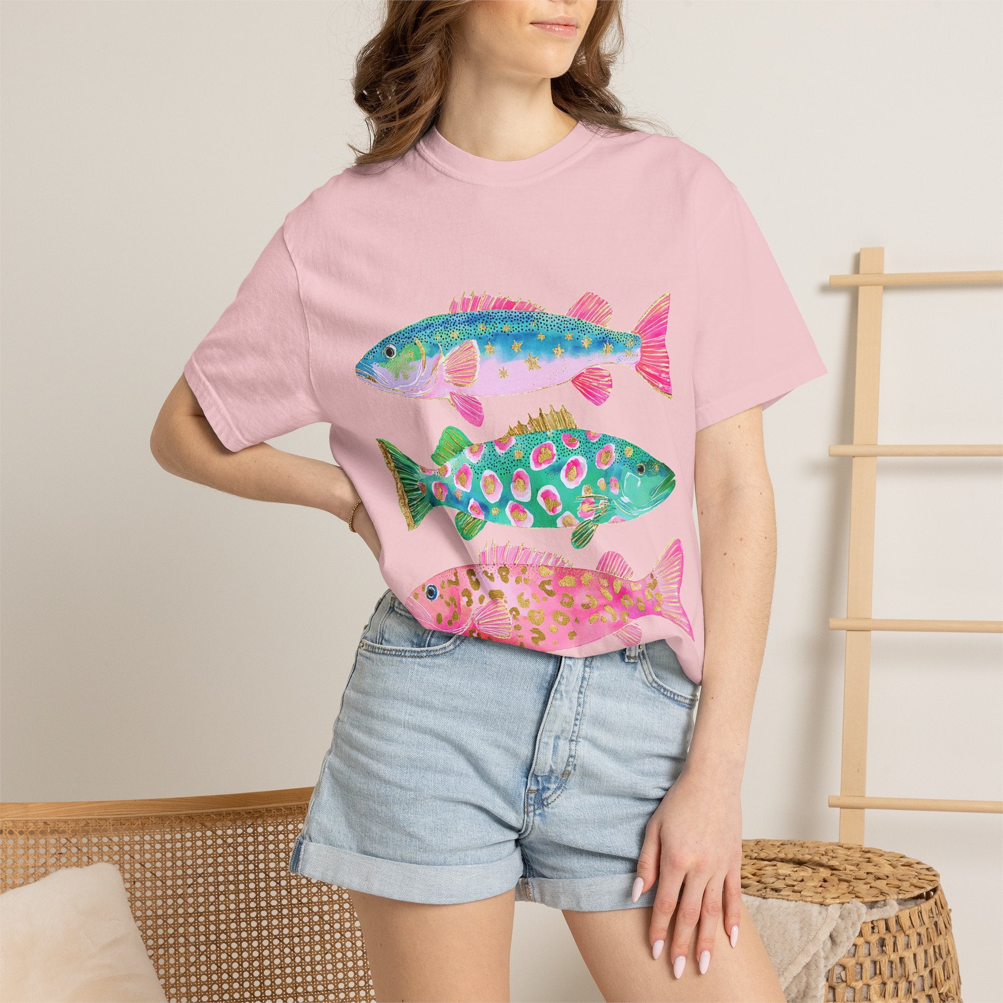 Fish Comfort Colors Tee