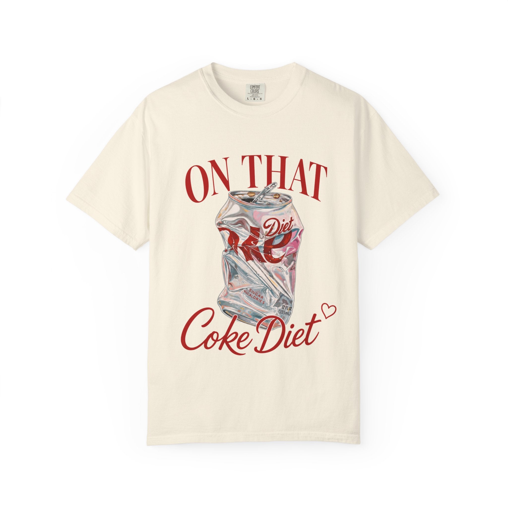 On That Coke Diet T-Shirt — Vintage Crushed Soda Can Graphic Tee