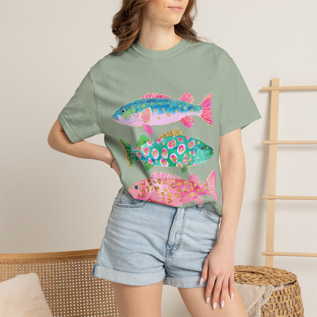 Fish Comfort Colors Tee