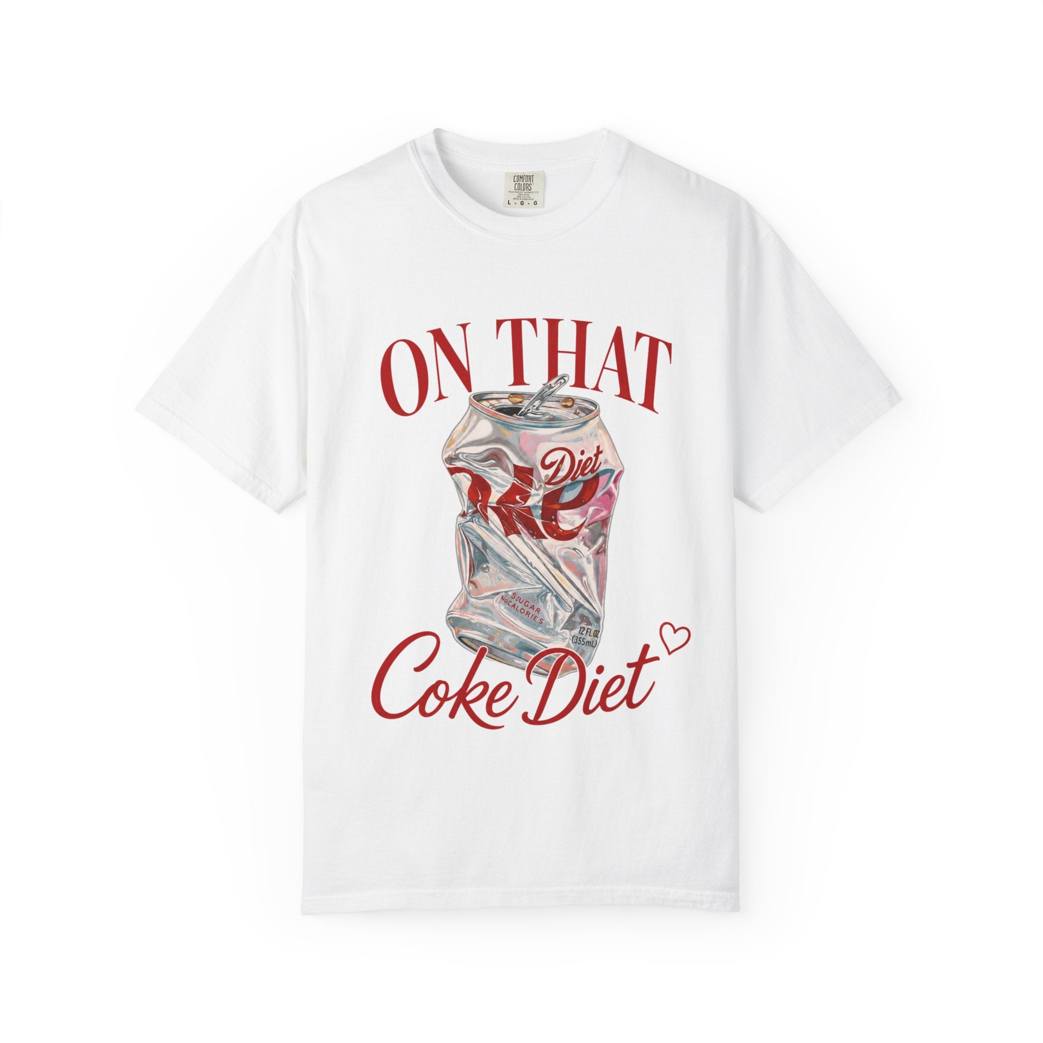 On That Coke Diet T-Shirt — Vintage Crushed Soda Can Graphic Tee