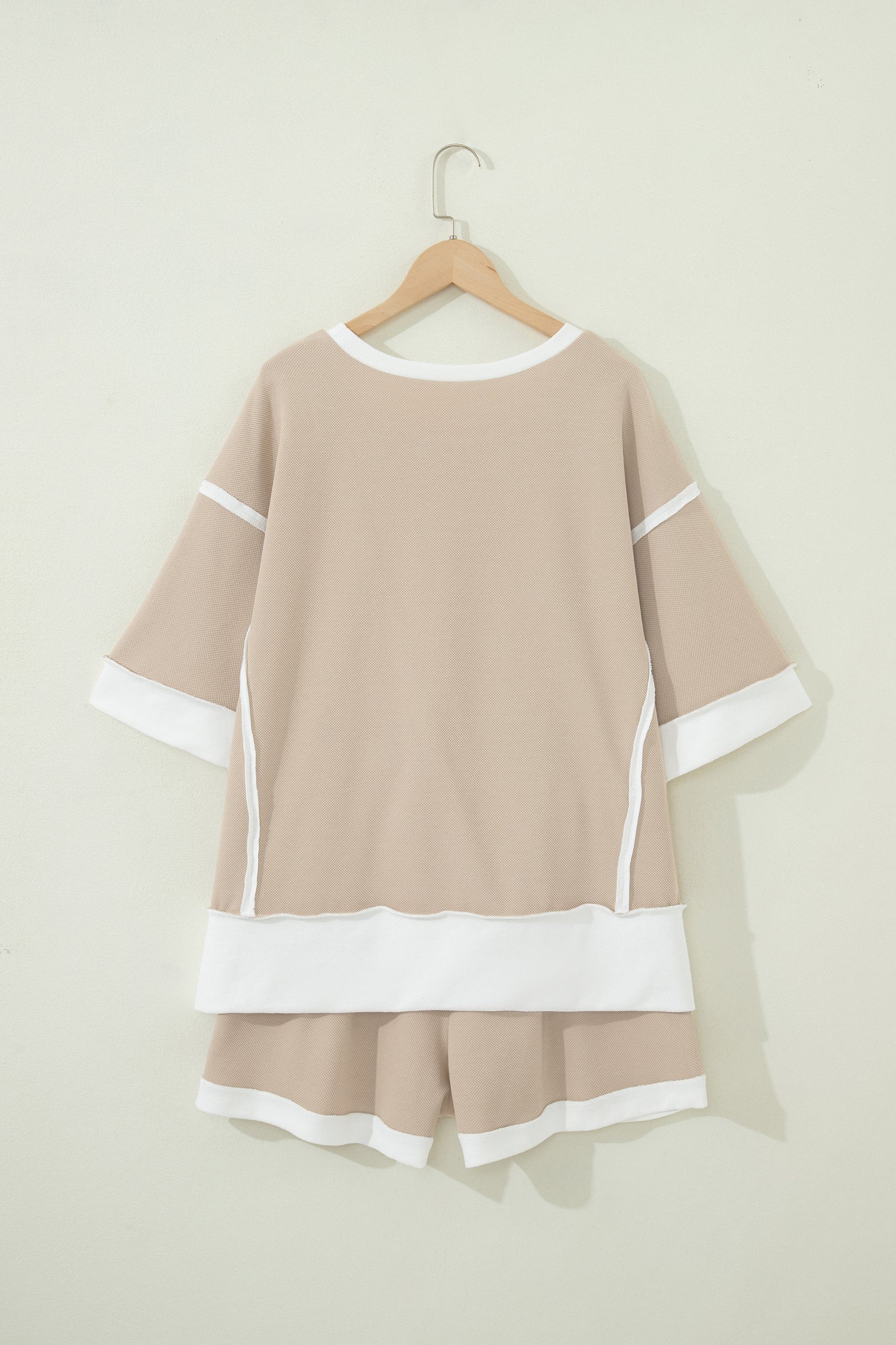 Colorblock Raw Edge Set