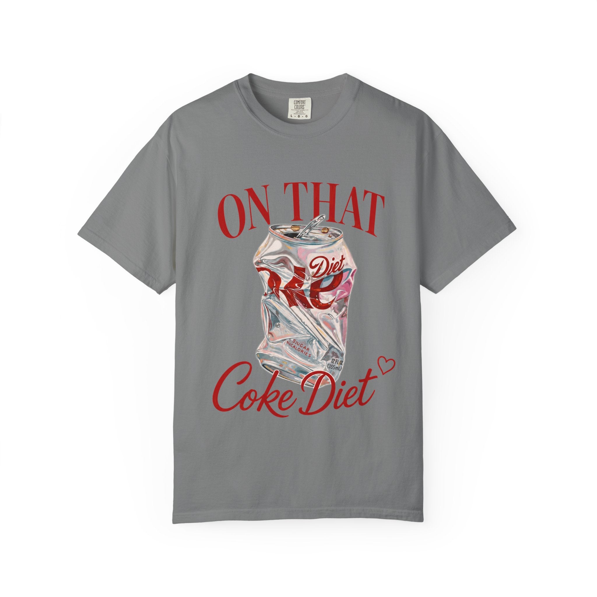 On That Coke Diet T-Shirt — Vintage Crushed Soda Can Graphic Tee
