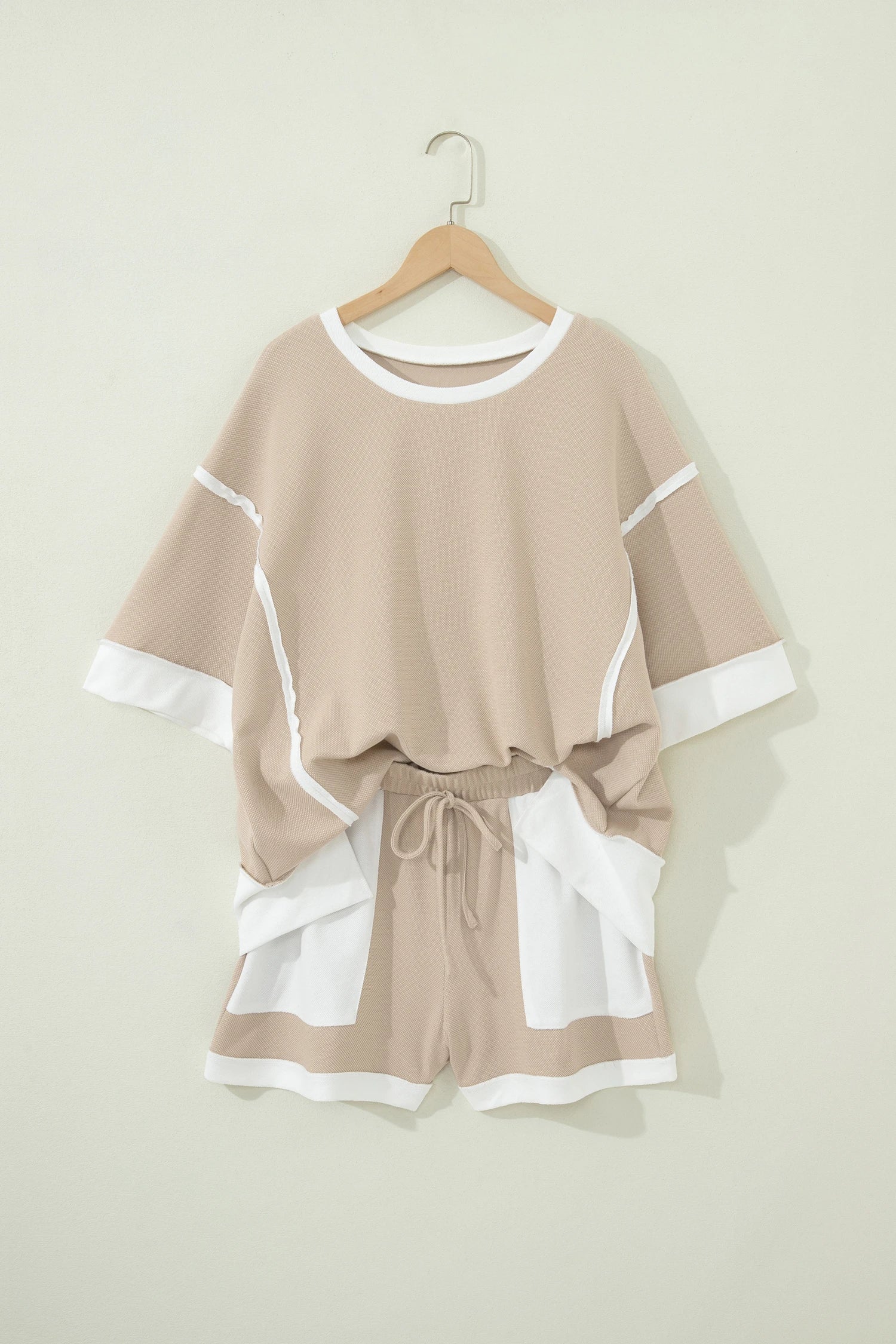 Colorblock Raw Edge Set