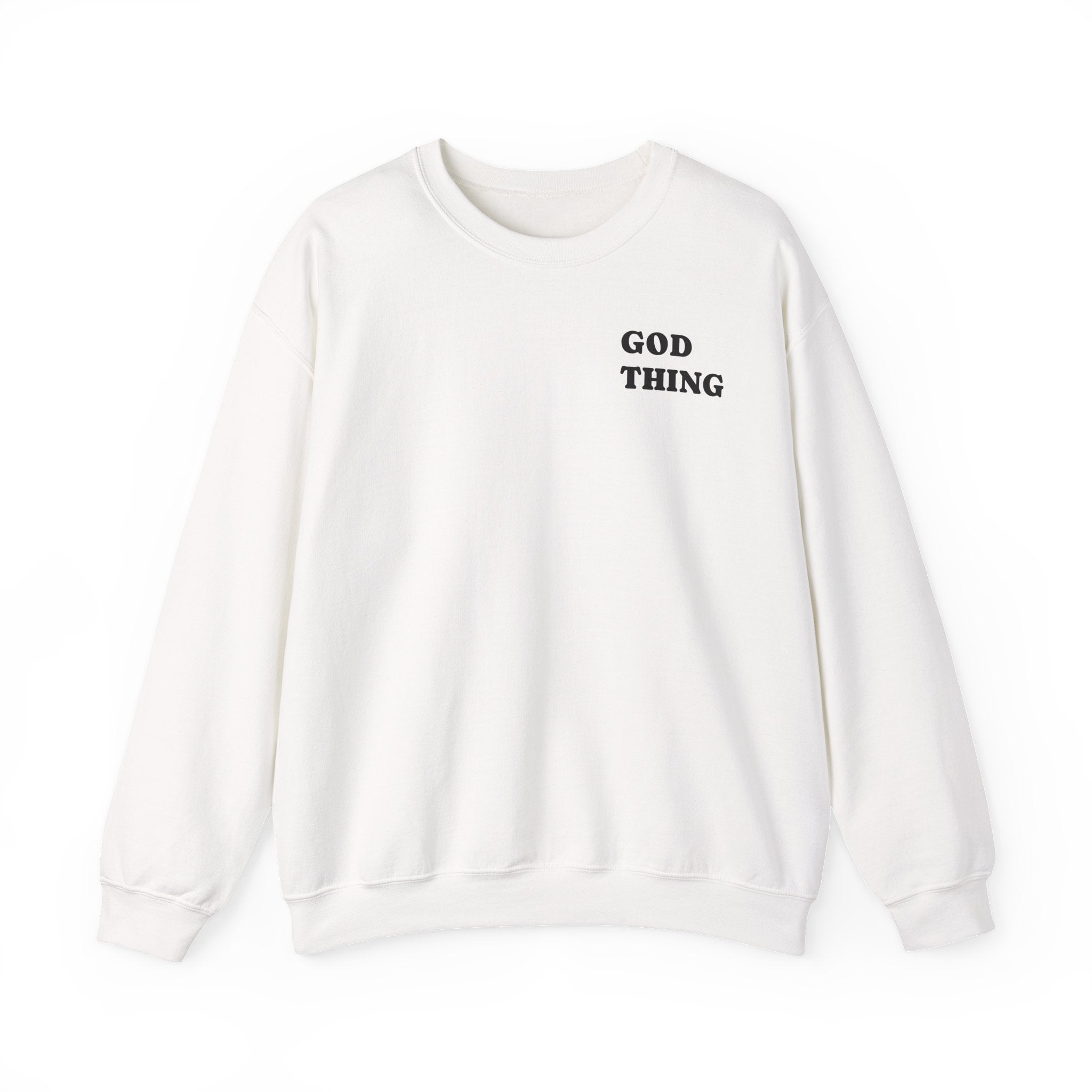 Crewneck Sweatshirt — "God Thing" 8-Ball Graphic Pullover
