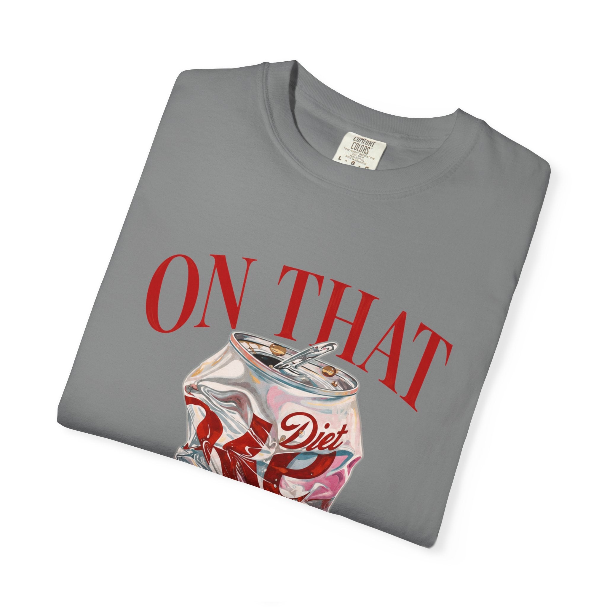 On That Coke Diet T-Shirt — Vintage Crushed Soda Can Graphic Tee
