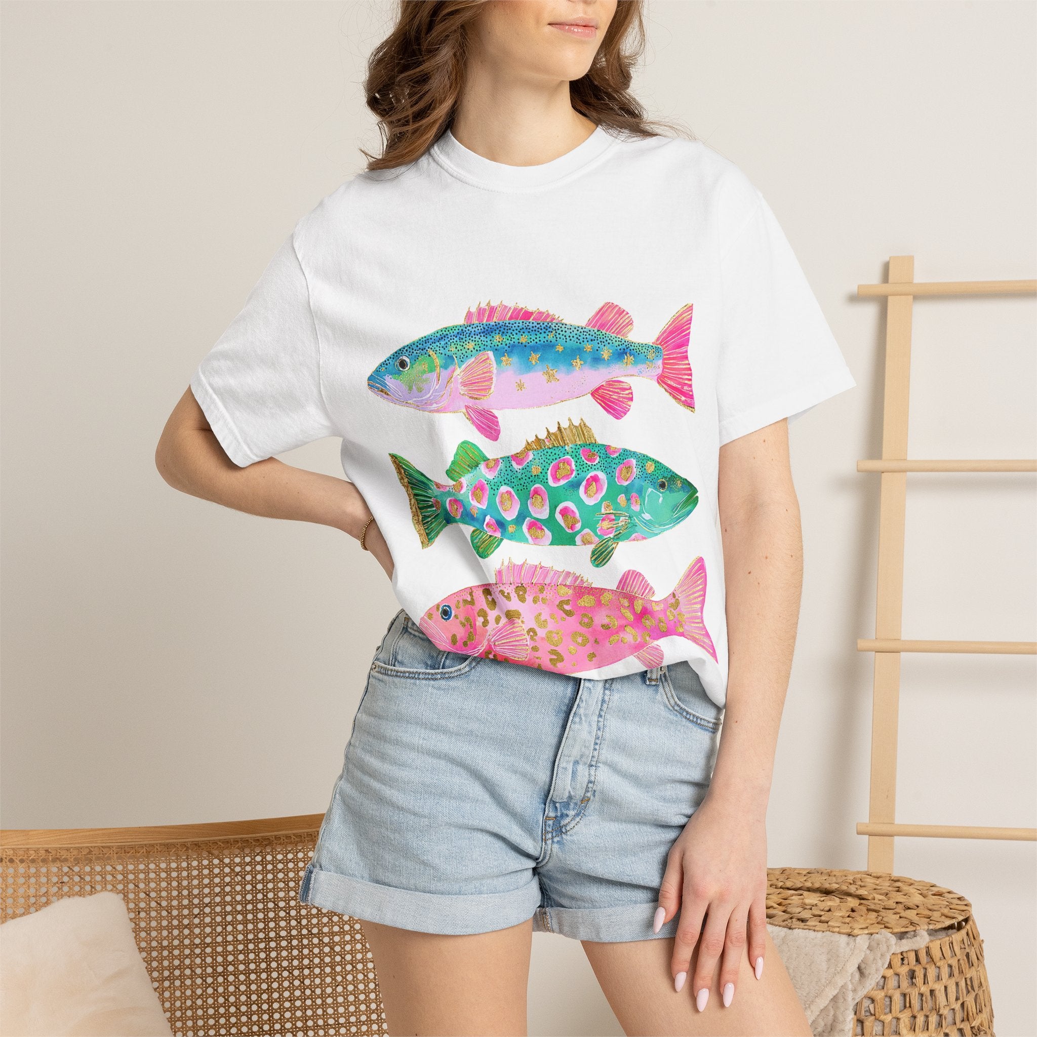 Fish Comfort Colors Tee