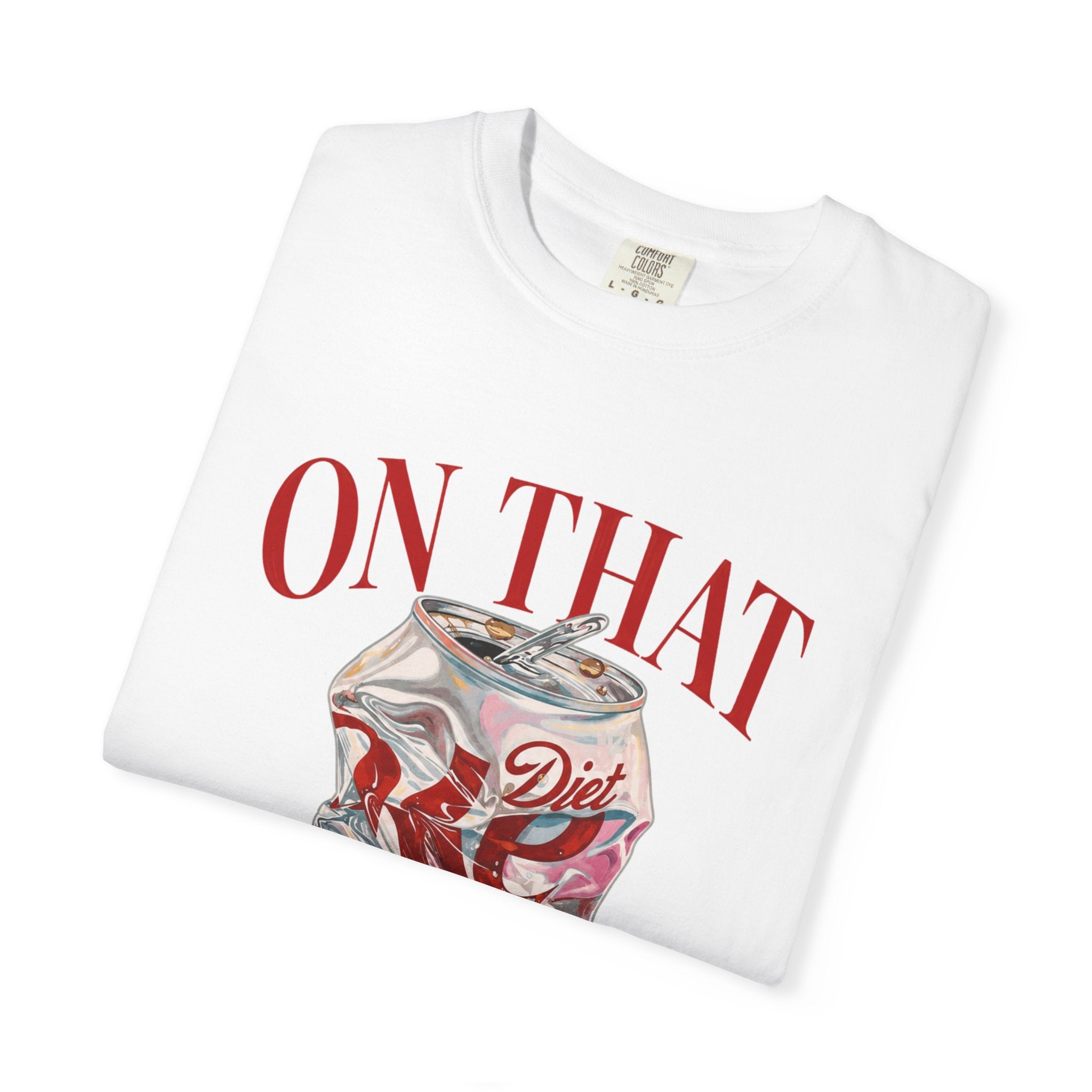 On That Coke Diet T-Shirt — Vintage Crushed Soda Can Graphic Tee