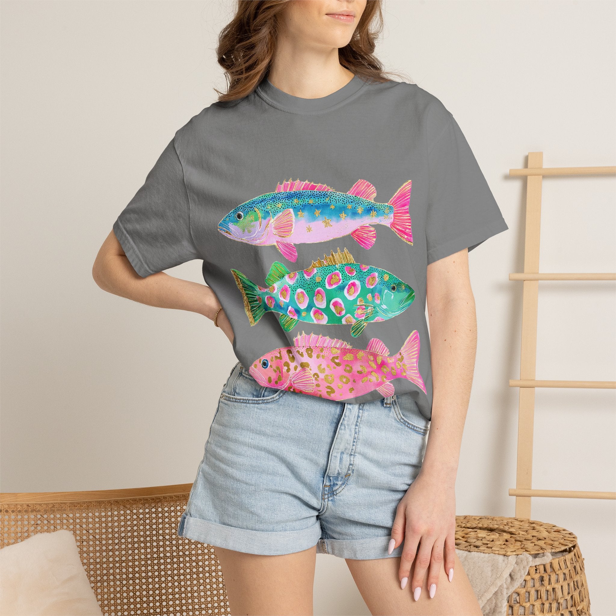 Fish Comfort Colors Tee