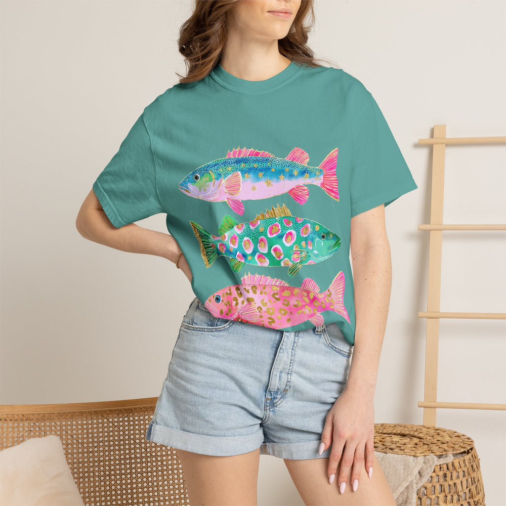 Fish Comfort Colors Tee
