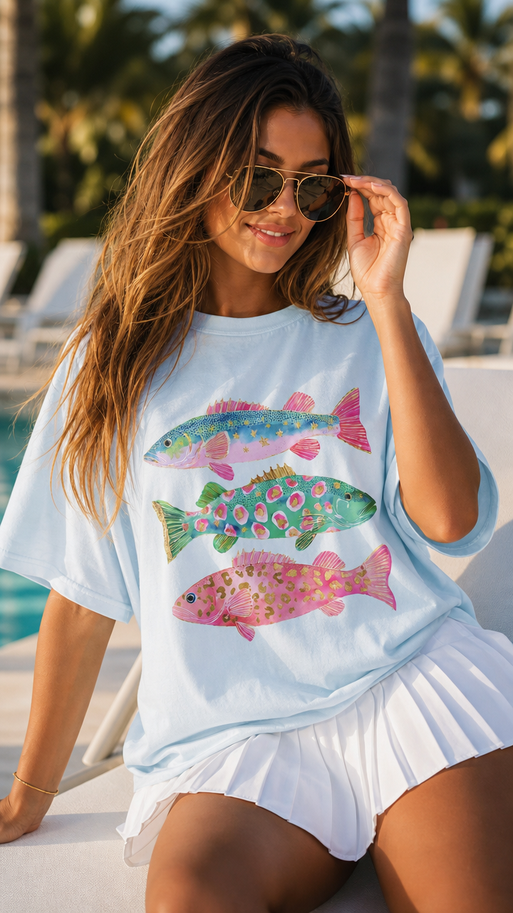 Fish Comfort Colors Tee